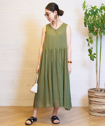 BID / Nosleeve Long Tiered Onepiece
