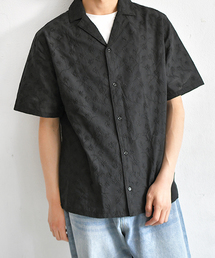 PairPair | 総柄刺繍オープンカラーシャツ(シャツ/ブラウス)