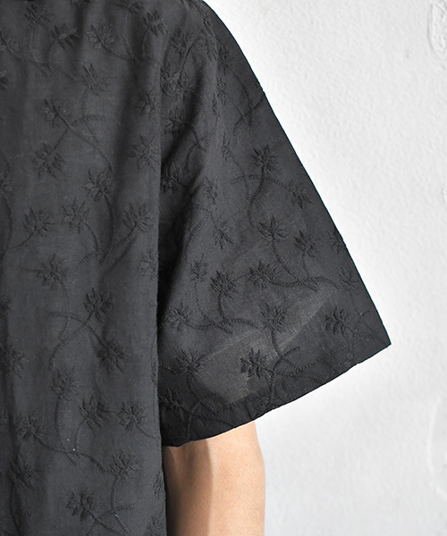 PairPair（ペアペア）の「総柄刺繍オープンカラーシャツ（シャツ/ブラウス・メンズ・ブラック/ライトブラウン・FREE）」の16枚目の写真