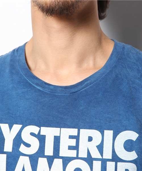 HYSTERIC GLAMOUR（ヒステリックグラマー）の「TITLE pt T-SH（Tシャツ/カットソー・メンズ・ピンク/グリーン/ブルー・LARGE/SMALL/MEDIUM）」の10枚目の写真