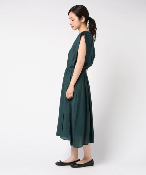 12Twelve Agenda(トゥエルブ アジェンダ)の「キーネックイレギュラーヘムギャザーワンピース(ワンピース・レディース・パープル/イエロー/ブルーグリーン・M)」の7枚目の写真