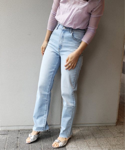EDIT. FOR LULU(エディットフォールル)の「ROLLAS ストレートデニムパンツ◆(デニムパンツ・レディース・サックスブルー・27/28)」の18枚目の写真