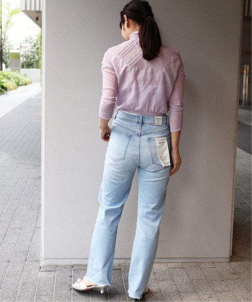 EDIT. FOR LULU(エディットフォールル)の「ROLLAS ストレートデニムパンツ◆(デニムパンツ・レディース・サックスブルー・27/28)」の20枚目の写真