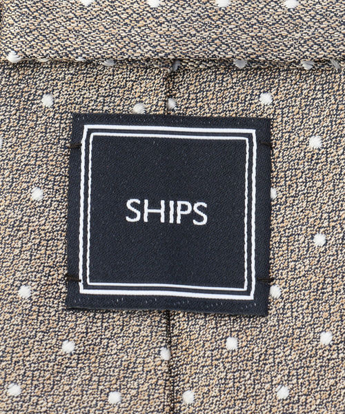 SHIPS(シップス)の「SD: スナゴ ドット ネクタイ(ネクタイ・メンズ・ベージュ/パープル/ネイビー/グレー/ブルー/ワイン・2)」の9枚目の写真