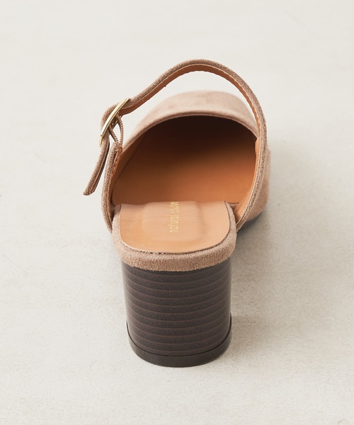 natural couture（ナチュラルクチュール）の「ストラップ付きスクエアミュール（その他シューズ・レディース・ブラック/ベージュ・M/L）」の13枚目の写真