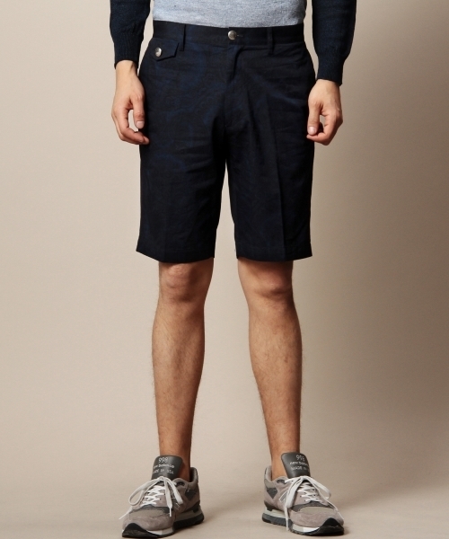 BEAUTY&YOUTH UNITED ARROWS（ビューティーアンドユースユナイテッドアローズ）の「＜BEATITUDE＞ 19 PAISLEY SRORT PANT/ショートパンツ ◆（その他パンツ・メンズ・ブラック/ネイビー・LARGE/MEDIUM）」の7枚目の写真