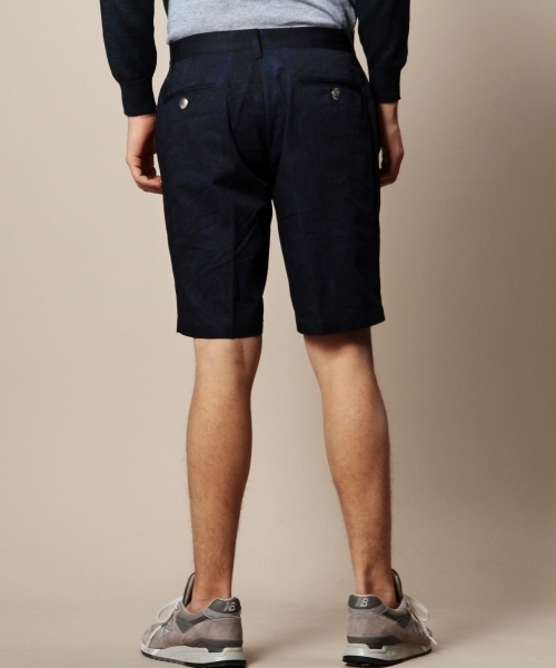 BEAUTY&YOUTH UNITED ARROWS（ビューティーアンドユースユナイテッドアローズ）の「＜BEATITUDE＞ 19 PAISLEY SRORT PANT/ショートパンツ ◆（その他パンツ・メンズ・ブラック/ネイビー・LARGE/MEDIUM）」の9枚目の写真