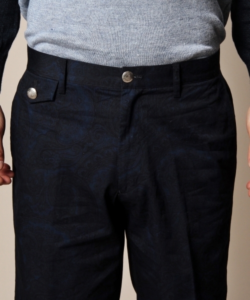 BEAUTY&YOUTH UNITED ARROWS（ビューティーアンドユースユナイテッドアローズ）の「＜BEATITUDE＞ 19 PAISLEY SRORT PANT/ショートパンツ ◆（その他パンツ・メンズ・ブラック/ネイビー・LARGE/MEDIUM）」の10枚目の写真
