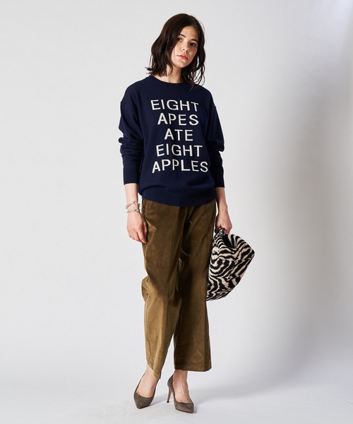 Whim Gazette（ウィムガゼット）の「インターシャLOGOプルオーバー