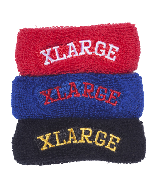 XLARGE（エクストララージ）の「TERRY WRIST BAND（バングル/リストバンド・メンズ・ブラック/レッド/ブルー・ONE SIZE）」の4枚目の写真