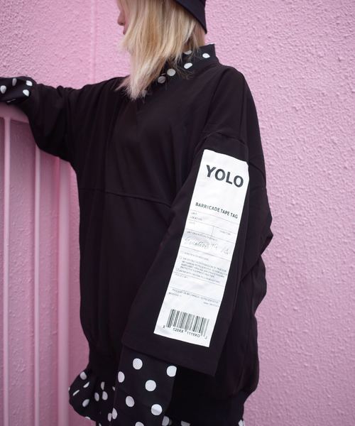 rovtski(ロフトスキー)の「【ビッグシルエット】V NECK SHIRT PT/セットアップ プルオーバーVネックシャツ(シャツ/ブラウス・レディース・ブラック/ブラック系その他/グレー系その他・FREE)」の15枚目の写真