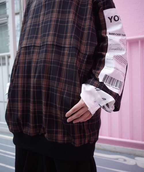 rovtski(ロフトスキー)の「【ビッグシルエット】V NECK SHIRT PT/セットアップ プルオーバーVネックシャツ(シャツ/ブラウス・レディース・ブラック/ブラック系その他/グレー系その他・FREE)」の20枚目の写真