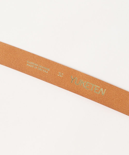 YUKETEN / Dリング ステッチド レザーベルト ＜MEN・UNISEX＞（ベルト