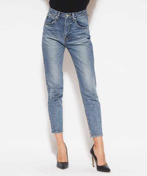 SPIRALGIRL(スパイラルガール)の「スキニーデニムパンツ(SPIRAL DENIM)(デニムパンツ・レディース・ネイビー/ブルー・24inch/25inch/23inch/22inch)」の10枚目の写真