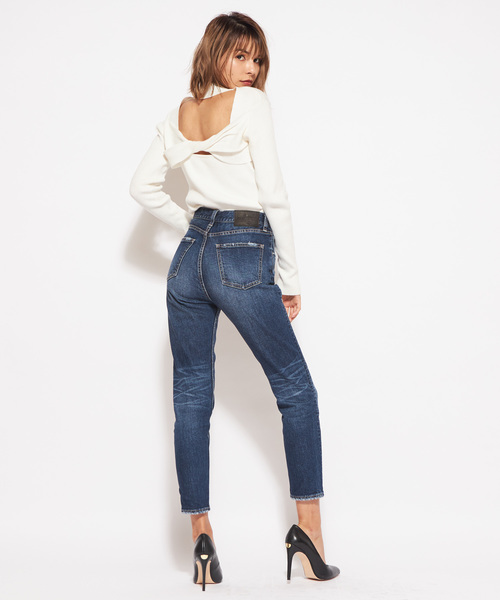 SPIRALGIRL(スパイラルガール)の「スキニーデニムパンツ(SPIRAL DENIM)(デニムパンツ・レディース・ネイビー/ブルー・24inch/25inch/23inch/22inch)」の9枚目の写真