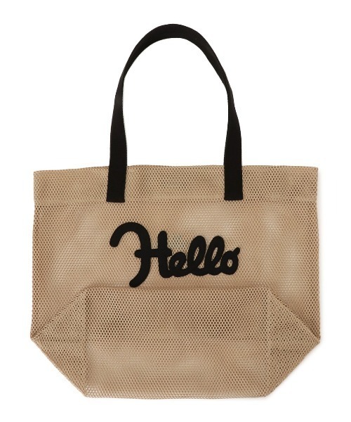 LUDLOW（ラドロー）の「Mesh tote（トートバッグ・レディース・ベージュ/オレンジ/ピンク/ブルー/グレー・FREE）」の14枚目の写真
