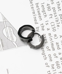 /STAINLESS/4mmクロームフープピアス