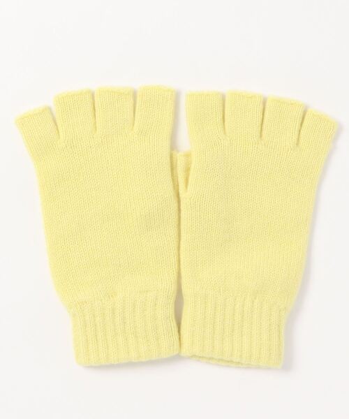 Johnstons of Elgin（ジョンストンズオブエルガン）の「【Johnstons of Elgin / ジョンストンズ オブ エルガン】 フィンガーレスグローブ(カシミア)（手袋・レディース・ブラック/ネイビー/ブラウン系その他/レモンイエロー/チャコールグレー/グレー/ライトグレー・00）」の7枚目の写真