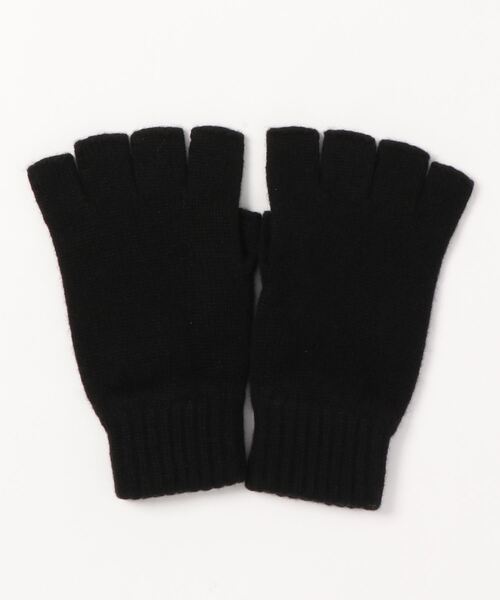 Johnstons of Elgin（ジョンストンズオブエルガン）の「【Johnstons of Elgin / ジョンストンズ オブ エルガン】 フィンガーレスグローブ(カシミア)（手袋・レディース・ブラック/ネイビー/ブラウン系その他/レモンイエロー/チャコールグレー/グレー/ライトグレー・00）」の2枚目の写真