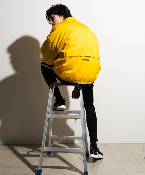 WEGO（ウィゴー）の「WEGO/裏ボアスタンドブルゾン（ブルゾン・メンズ・ブラック/パープル/イエロー・MEDIUM/LARGE）」の14枚目の写真