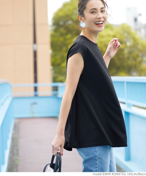 kozaburo ノースリーブ　サンプル品 セール】針抜きノースリーブカットソー（Tシャツ/カットソー
