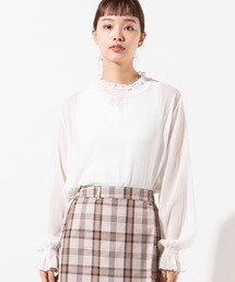 WEGO | WEGO/シアーシャーリングハイネックブラウス(シャツ/ブラウス)