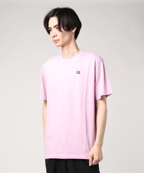 Russell Athletic（ラッセルアスレティック）の「【RUSSELL ATHLETIC/ラッセルアスレティック】（UN）BASELINER TEE LIGHTWEIGHT（Tシャツ/カットソー・メンズ・ホワイト/タン/サックスブルー/ネイビー/ナチュラル/グレー/ブラック/パープル/レッド/ピンク/グリーン/ダークブルー/オレンジ/オートミール/ブルー/マルーン/オリーブ/A・X-LARGE/MEDIUM/LARGE）」の14枚目の写真