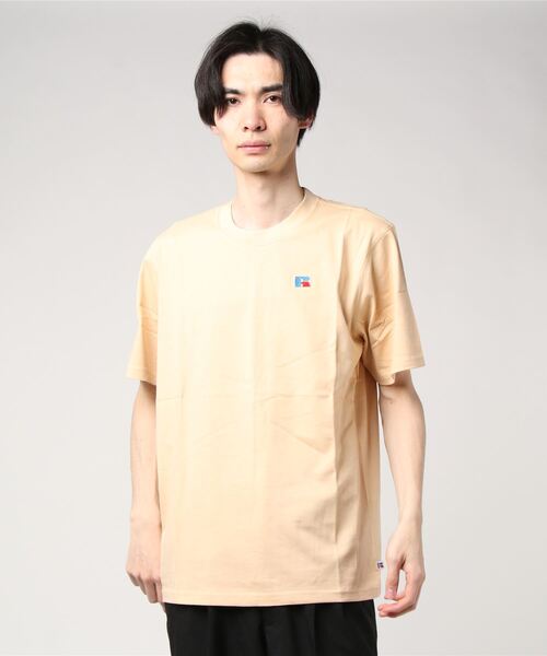 Russell Athletic（ラッセルアスレティック）の「【RUSSELL ATHLETIC/ラッセルアスレティック】（UN）BASELINER TEE LIGHTWEIGHT（Tシャツ/カットソー・メンズ・ホワイト/タン/サックスブルー/ネイビー/ナチュラル/グレー/ブラック/パープル/レッド/ピンク/グリーン/ダークブルー/オレンジ/オートミール/ブルー/マルーン/オリーブ/A・X-LARGE/MEDIUM/LARGE）」の5枚目の写真