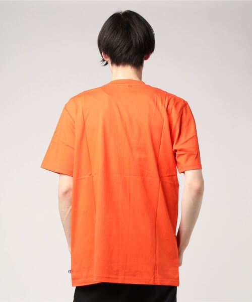 Russell Athletic（ラッセルアスレティック）の「【RUSSELL ATHLETIC/ラッセルアスレティック】（UN）BASELINER TEE LIGHTWEIGHT（Tシャツ/カットソー・メンズ・ホワイト/タン/サックスブルー/ネイビー/ナチュラル/グレー/ブラック/パープル/レッド/ピンク/グリーン/ダークブルー/オレンジ/オートミール/ブルー/マルーン/オリーブ/A・X-LARGE/MEDIUM/LARGE）」の19枚目の写真