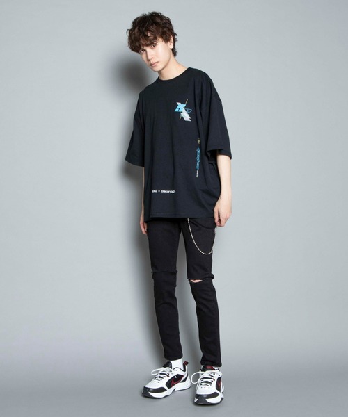 WEGO（ウィゴー）の「WEGO/マルチロゴビッグシルエット半袖Tシャツ（Tシャツ/カットソー・メンズ・ホワイト/ブラック・MEDIUM/LARGE）」の13枚目の写真