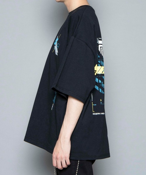 WEGO（ウィゴー）の「WEGO/マルチロゴビッグシルエット半袖Tシャツ（Tシャツ/カットソー・メンズ・ホワイト/ブラック・MEDIUM/LARGE）」の20枚目の写真