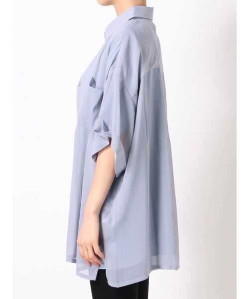 jouetie(ジュエティ)の「レイヤードシャツセット(シャツ/ブラウス・レディース・ライトブルー/ブラック/ベージュ・MEDIUM)」の6枚目の写真