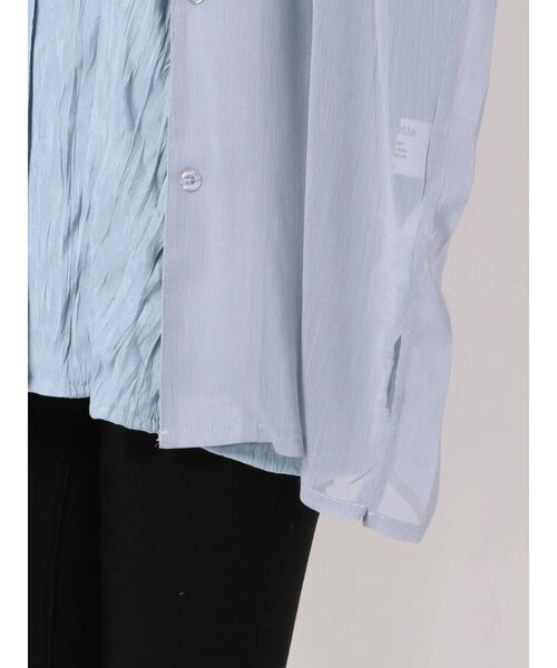 jouetie(ジュエティ)の「レイヤードシャツセット(シャツ/ブラウス・レディース・ライトブルー/ブラック/ベージュ・MEDIUM)」の10枚目の写真