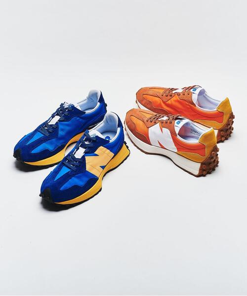 NEW BALANCE(ニューバランス)の「【国内exclusive】 <New Balance(ニューバランス)>∴ MS327/スニーカーΨ ◆(スニーカー・レディース・ロイヤルブルー/オレンジ・24.5cm/24cm/25cm/22.5cm/23.5cm/23cm)」の5枚目の写真