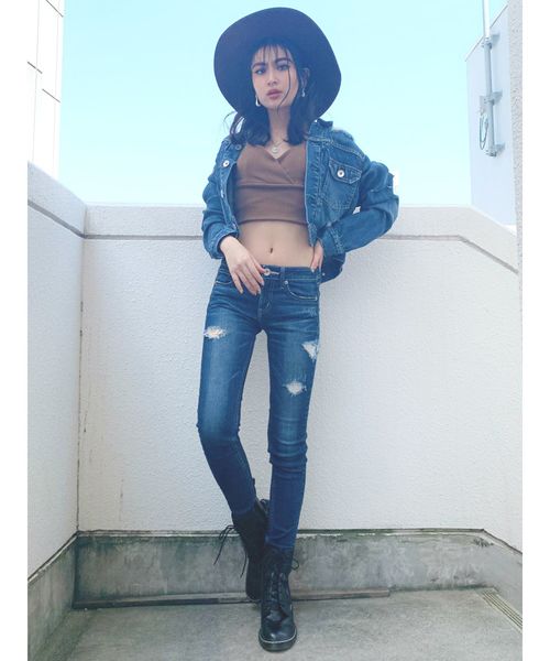 GYDA（ジェイダ）の「カシュクールビスチェ（キャミソール・レディース・ブラウン/ブラック・FREE）」の3枚目の写真