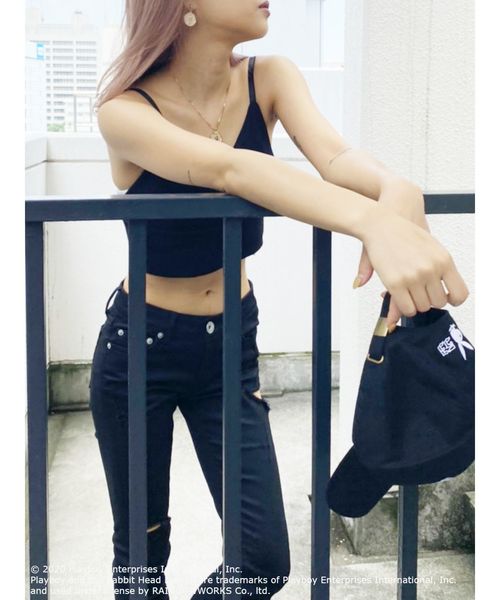 GYDA（ジェイダ）の「カシュクールビスチェ（キャミソール・レディース・ブラウン/ブラック・FREE）」の6枚目の写真