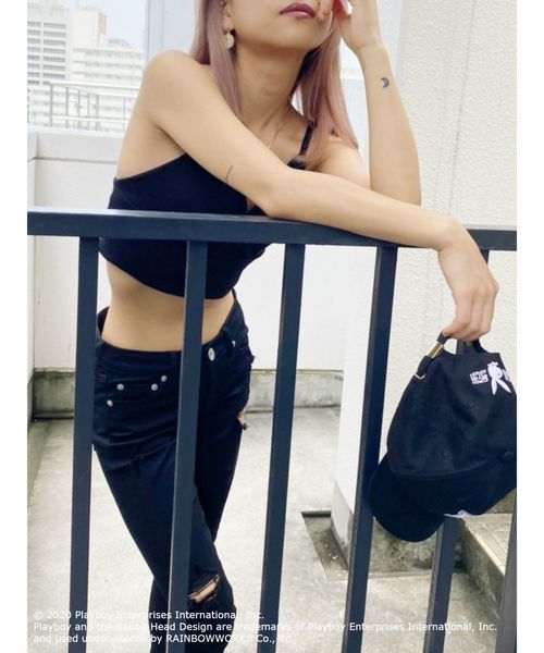 GYDA（ジェイダ）の「カシュクールビスチェ（キャミソール・レディース・ブラウン/ブラック・FREE）」の7枚目の写真