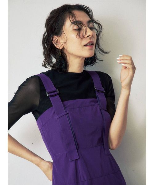 UN3D.(アンスリード)の「ハーフスリーブメッシュトップ(Tシャツ/カットソー・レディース・ホワイト/ブラック・36/38)」の10枚目の写真