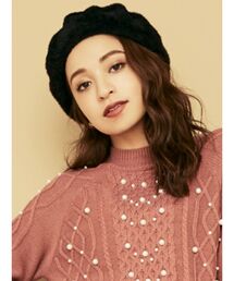 RESEXXY | アンゴラ風ベレー帽(ハンチング/ベレー帽)