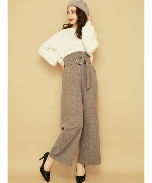 RESEXXY（リゼクシー）の「アンゴラ風ベレー帽（ハンチング/ベレー帽・レディース・ブラック/ベージュ/グレー・FREE）」の6枚目の写真