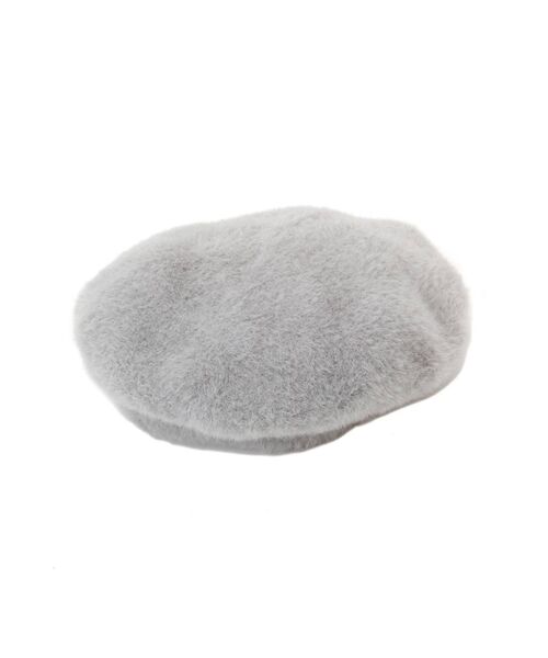 RESEXXY（リゼクシー）の「アンゴラ風ベレー帽（ハンチング/ベレー帽・レディース・ブラック/ベージュ/グレー・FREE）」の13枚目の写真