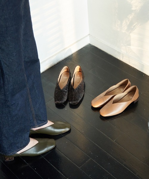 ROPE' PICNIC（ロペピクニック）の「【WEB限定サイズ】センターシームバブーシュシューズ（その他シューズ・レディース・ブラウン/ブラック/オリーブ/キャメル/ダークブラウン・25.0cm/24.0cm/23.0cm/23.5cm/24.5cm）」の16枚目の写真