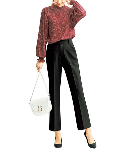 GeeRA(ジーラ)の「袖ボリュームブラウス(シャツ/ブラウス・レディース・レッド・MEDIUM/LARGE/X-LARGE)」の4枚目の写真