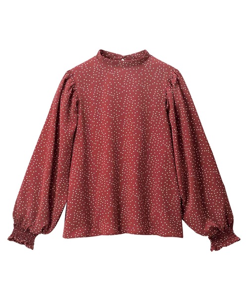 GeeRA(ジーラ)の「袖ボリュームブラウス(シャツ/ブラウス・レディース・レッド・MEDIUM/LARGE/X-LARGE)」の2枚目の写真