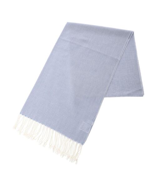 CRAFT STANDARD BOUTIQUE（クラフトスタンダードブティック）の「大判シャンブレー無地ストール（ストール/ショール・レディース・ネイビー/オレンジ/ブルー・FREE）」の5枚目の写真