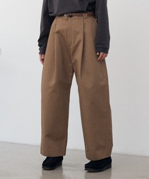 WYM LIDNM | 【WYM LIDNM】PE/RAYON RELAX PANTS(その他パンツ)