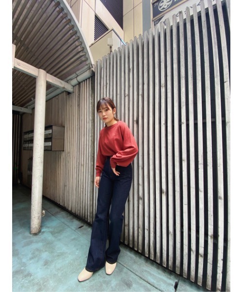 HIGH WAIST DENIM FLARE/ハイウエスデニムフレア（デニムパンツ