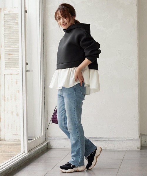 KOBE LETTUCE（コウベレタス）の「ダッドスニーカー（スニーカー・レディース・ベージュ/ブラック・LL/L/M/S）」の9枚目の写真