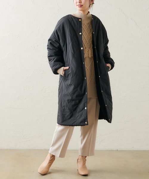 natural couture(ナチュラルクチュール)の「美シルエット微起毛テーパードパンツ Lサイズ(その他パンツ・レディース・ブラック/モカ/ライトベージュ/ブルー/マスタード/ピンク・LARGE)」の19枚目の写真