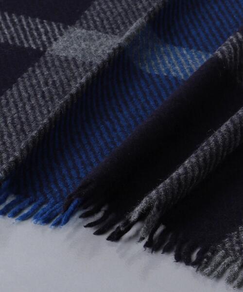 UNITED ARROWS ユナイテッドアローズ カシミヤチェックストール Joshua Ellis＞カシミヤ チェック ストール